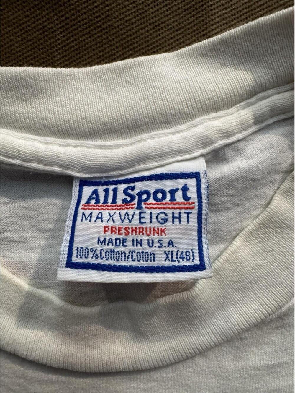 Vintage Rare NASCAR 2000 Darlington 400 Auto Racing Pocket T-Shirt XL All Sport - Picture 5 of 5